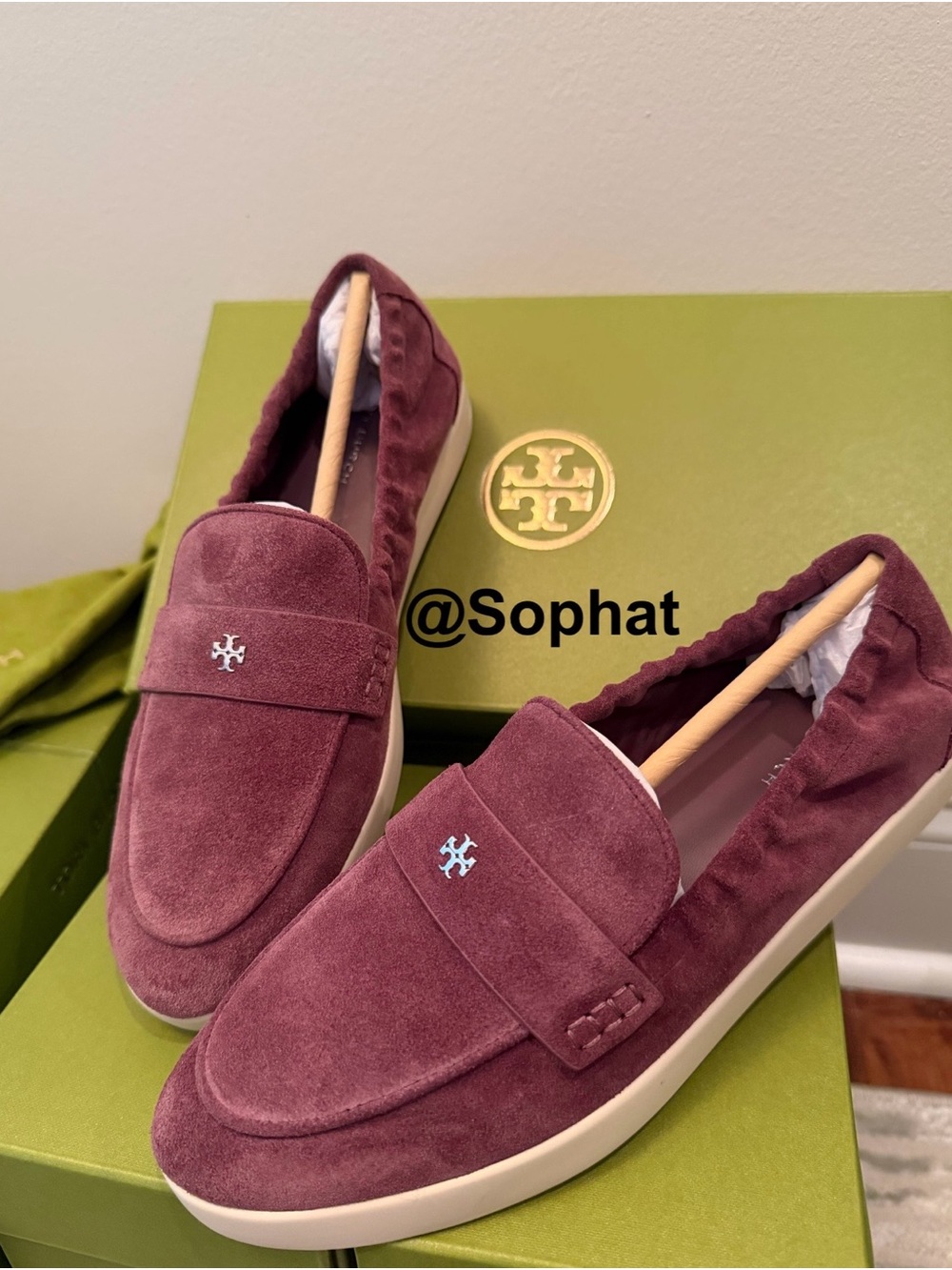 Tory Burch Ballet Sport Suede Loafer